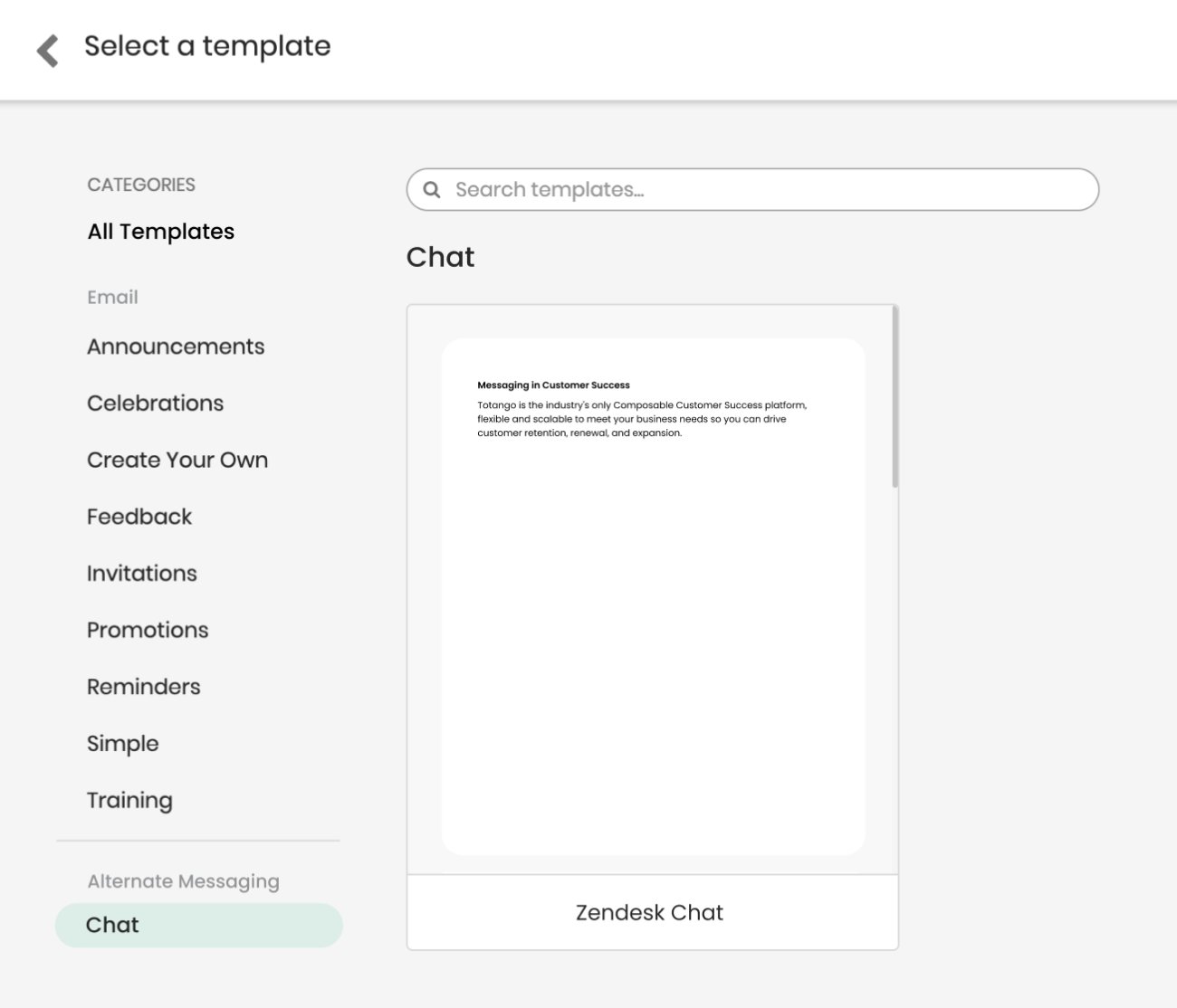 Admin designs a chatbot campaign in Totango