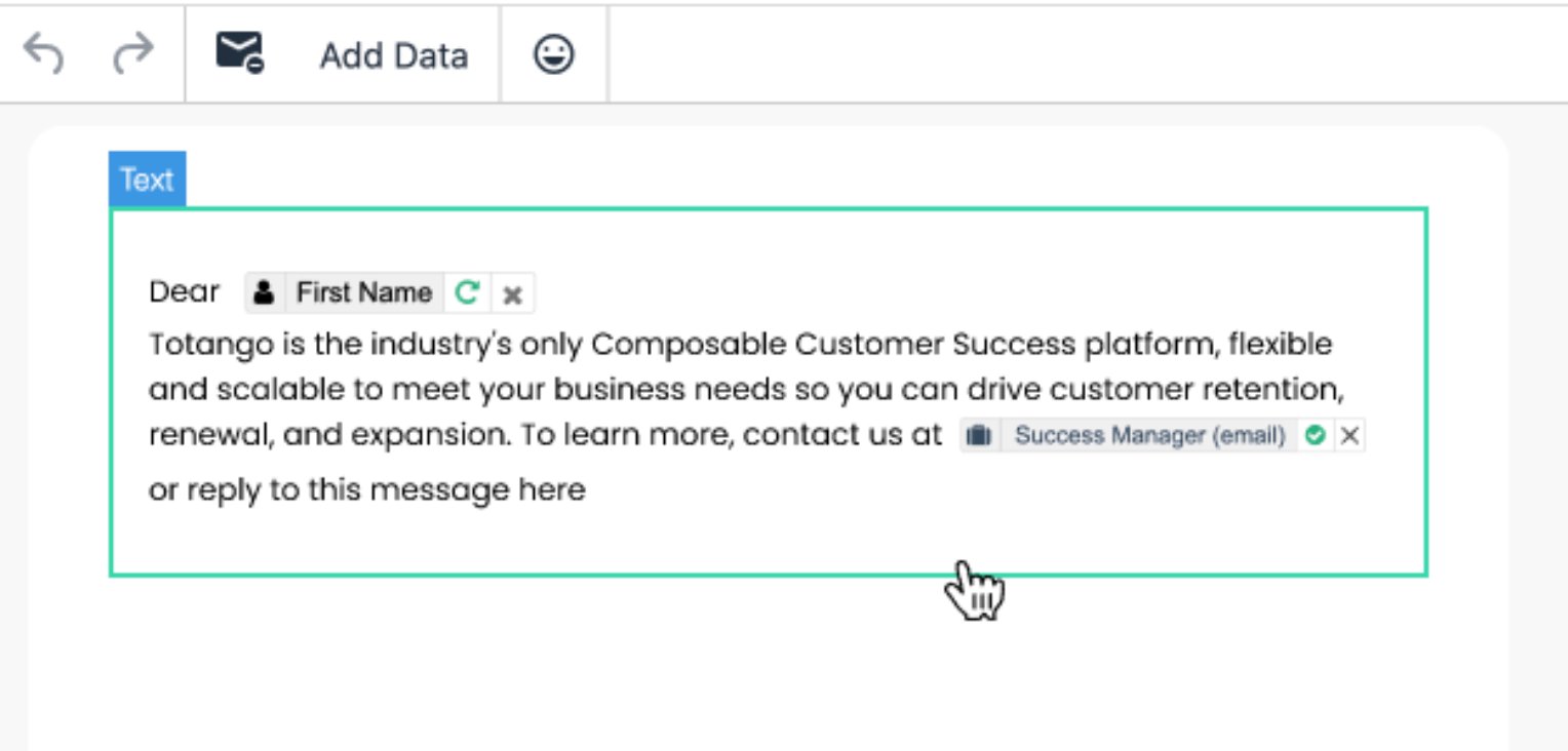 Content editor for chatbot campaign